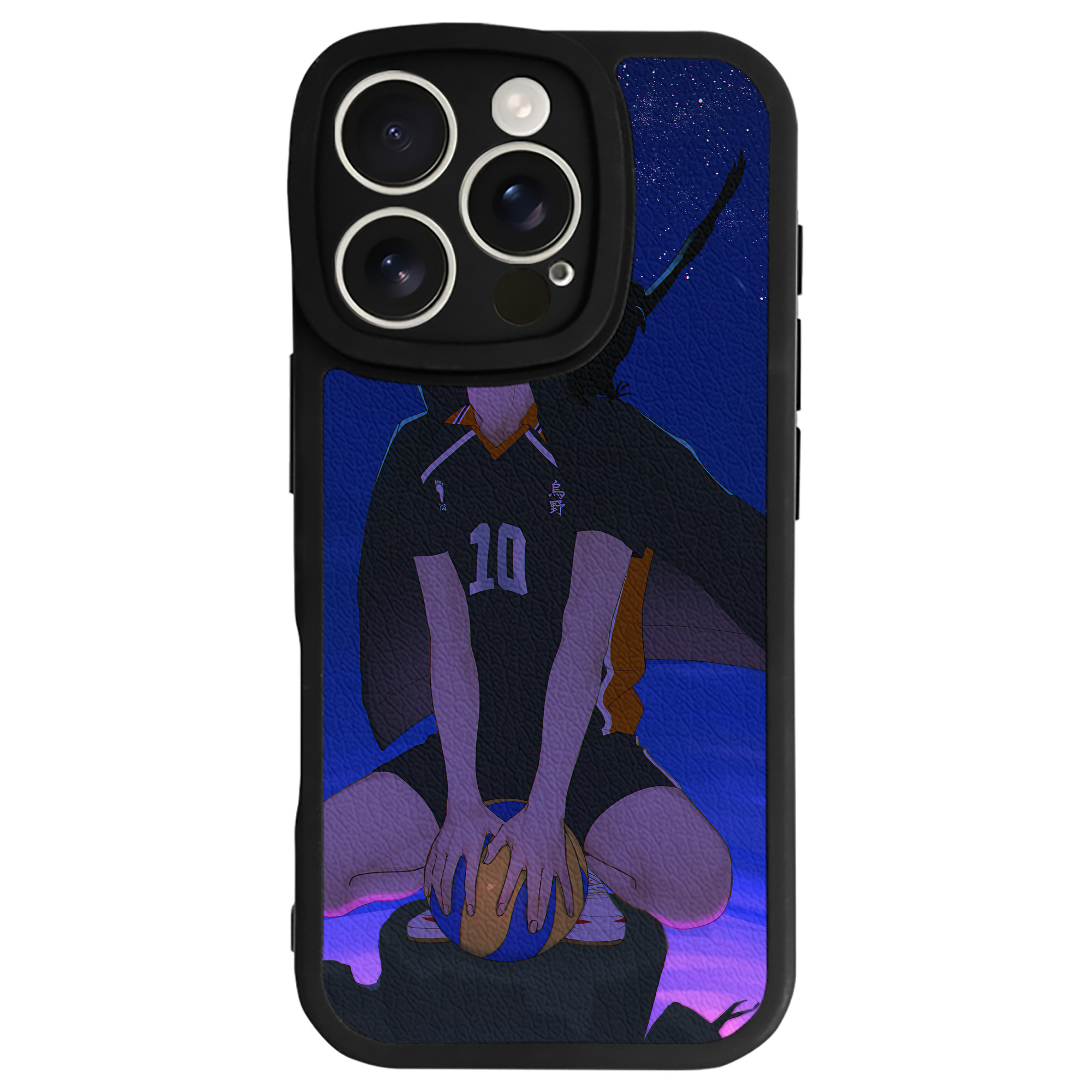 （画像用） ハイキュー!! Haikyu!! 【iPhone 16シリーズ対応】シリコンスマホケース（レザー調） 材質：シリコン